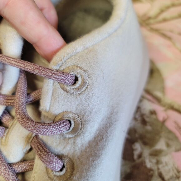 Allbirds WRM Wool Runners Lux Beige Shoes Mens Size 10 - Picture 6 of 8